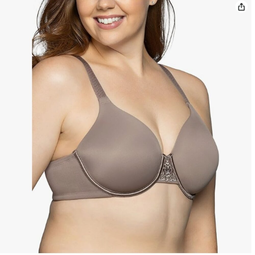 Full Figure Beauty Back Smoothing Bra, 4 Way Stretch Fabric Sz. 40DD